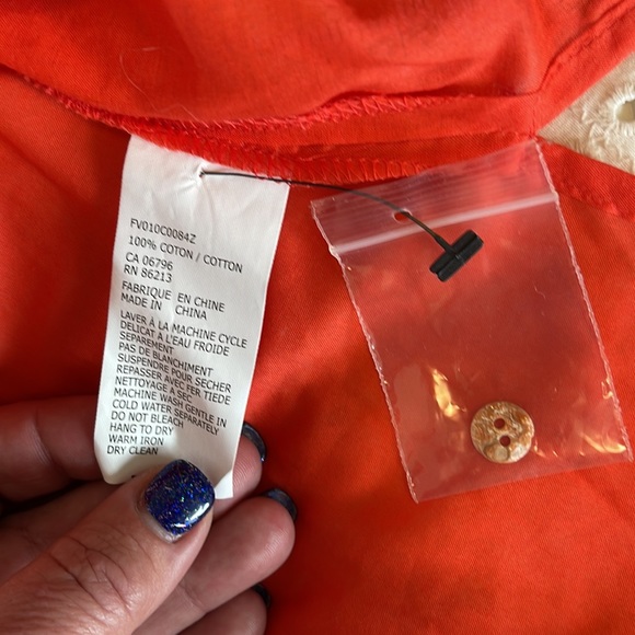 🌸Tristan 100% cotton button up tunic blouse - Picture 9 of 10